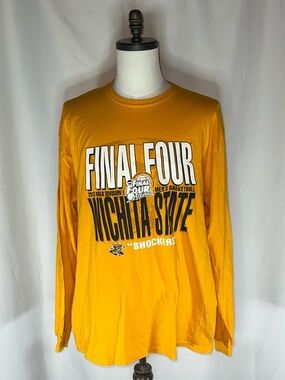 Wichita State University Basketball Final Four 2013 Shockers  Long Sleeve XXL